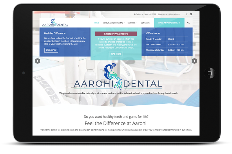 AD_responsive-ipadmini Aarohi Dental Mobile Responsive Website