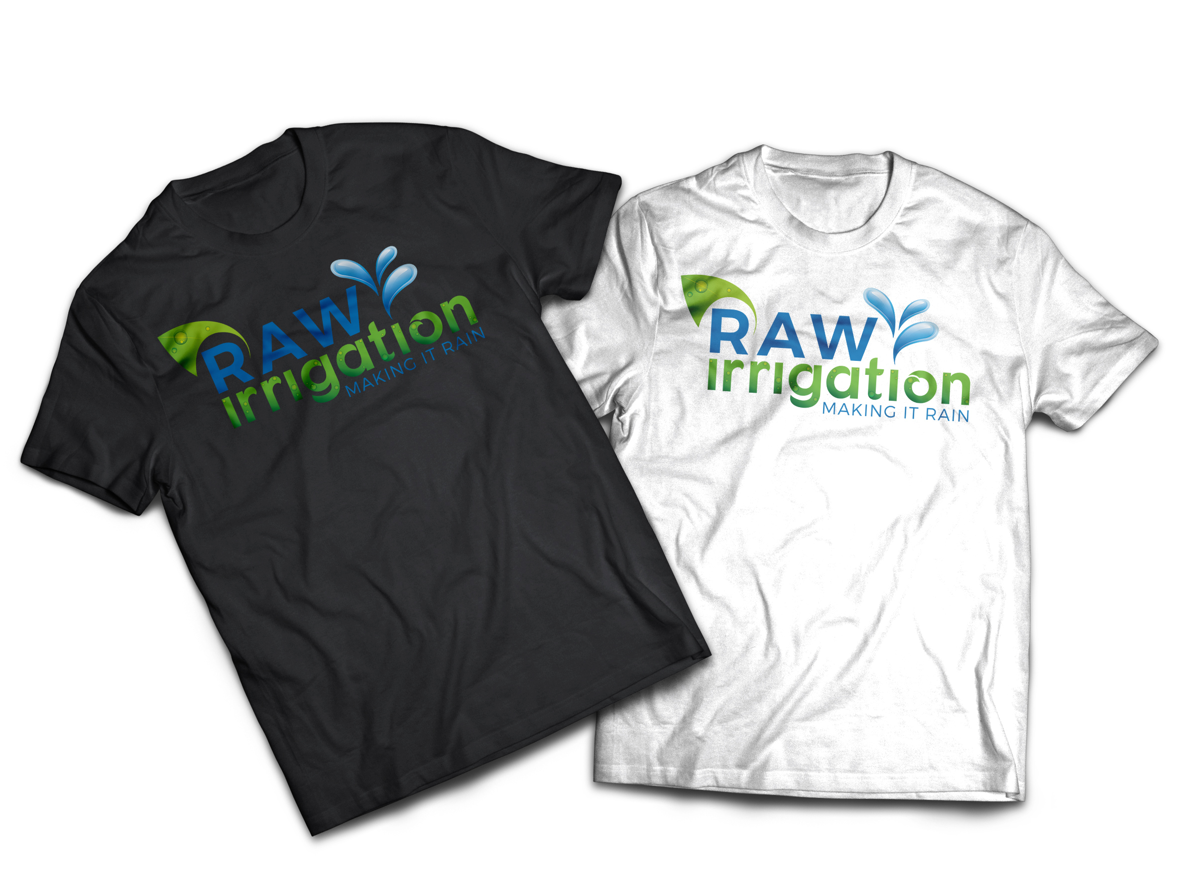 T-Shirt-MockUp RAW Irrigation T-shirts
