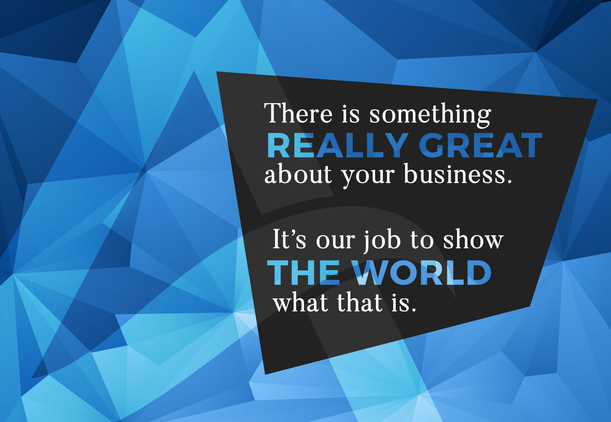Artisan Creative | There is something really great about you business. It's our job to show the world what that is.